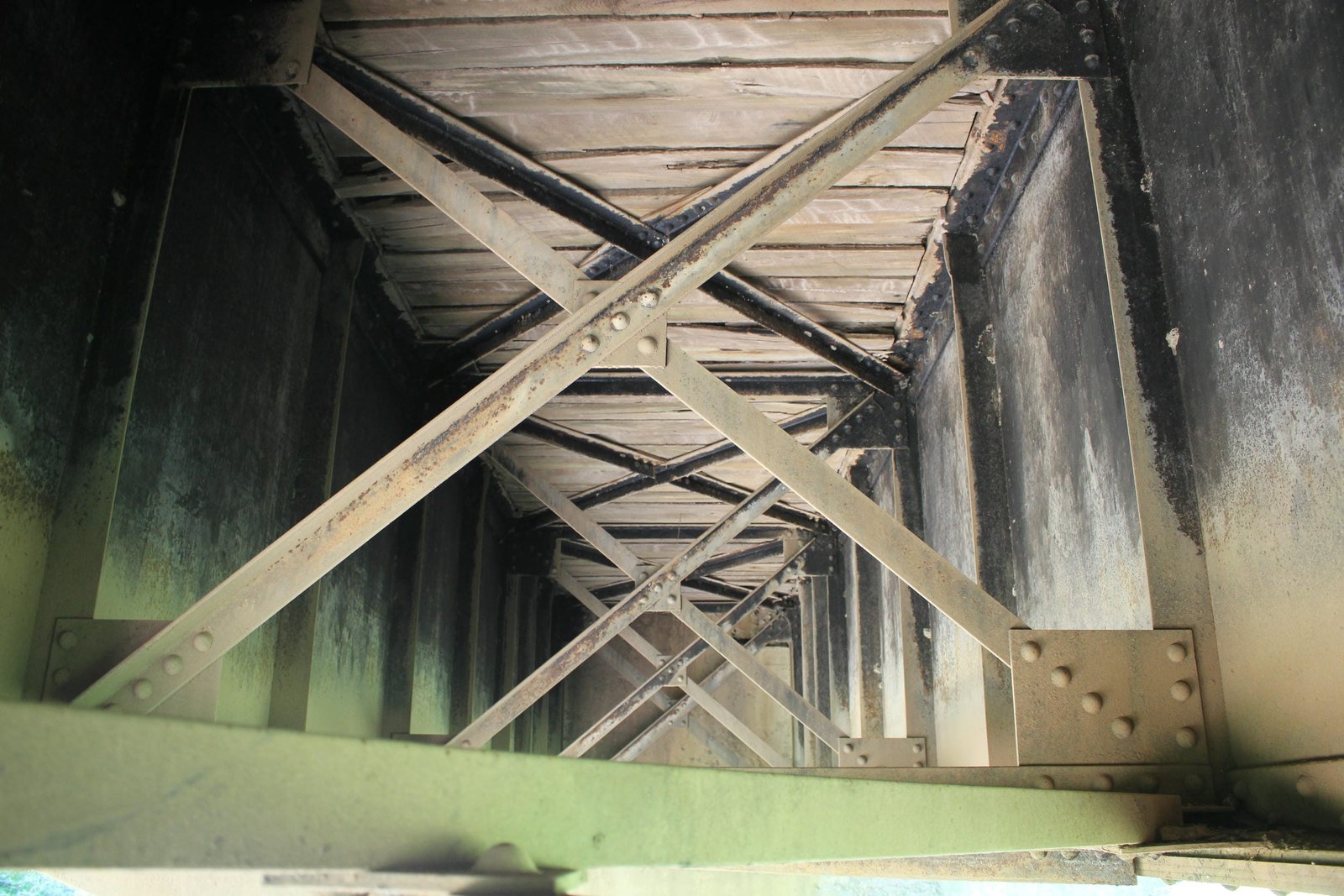 Under bridge